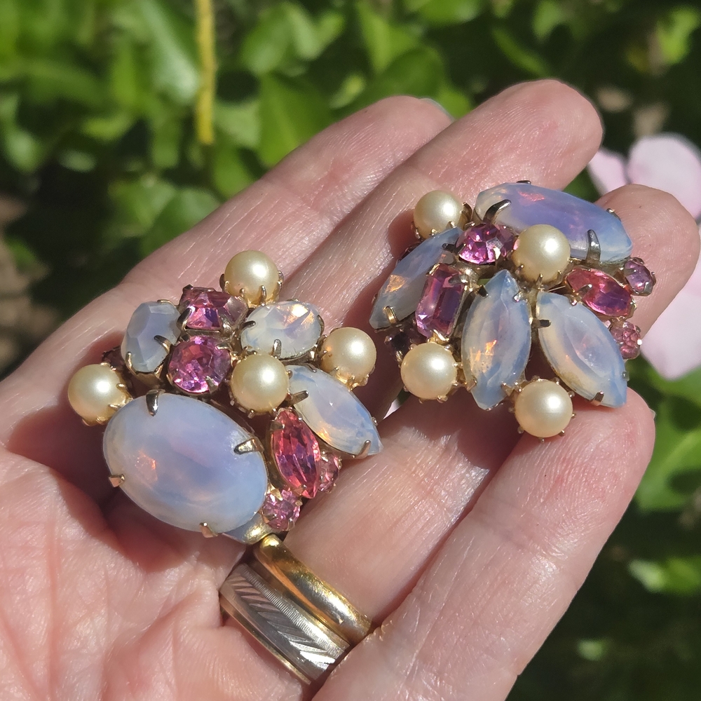 Vtg KRAMER Earrings - Picture 2 of 4